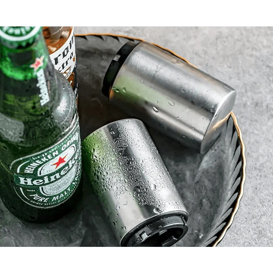 Automatic Stainless Steel Beer Bottle Opener with Magnet