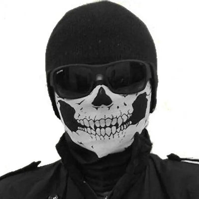 Premium Skull Design Cycling Mask - Versatile Outdoor Headwear
