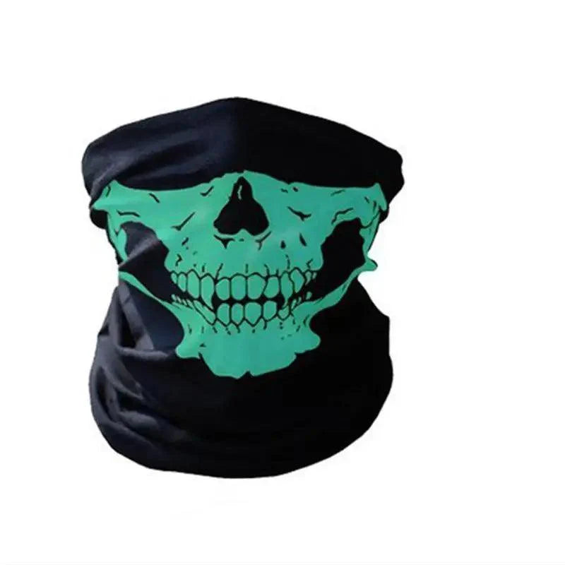 Masque de cyclisme à design crâne premium - Accessoire extérieur polyvalent