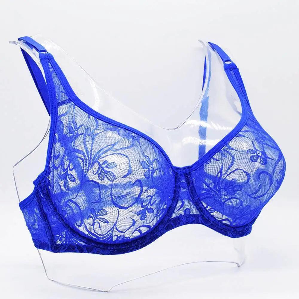 Plus Size Lace Underwired Bralette for Women