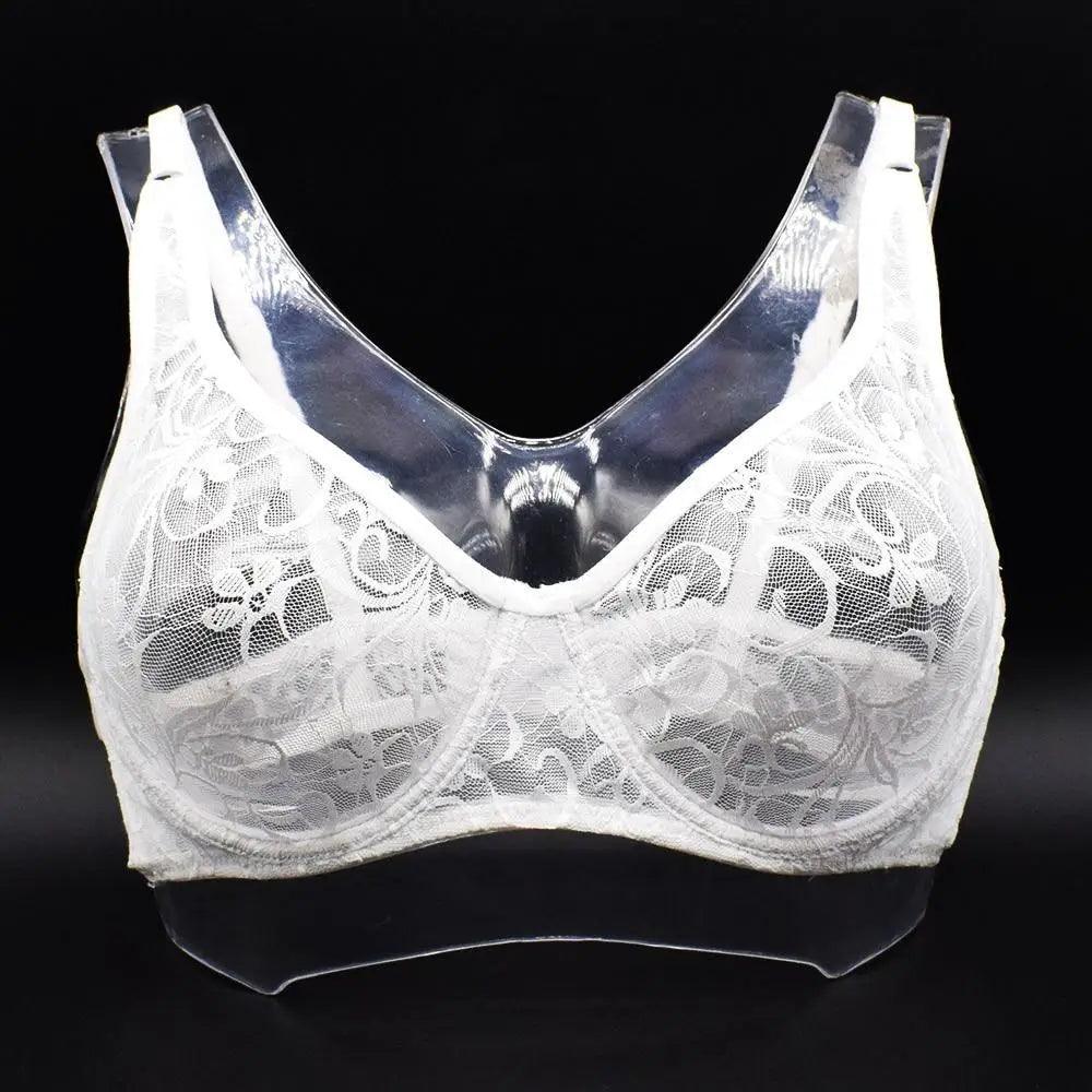 Plus Size Lace Underwired Bralette for Women