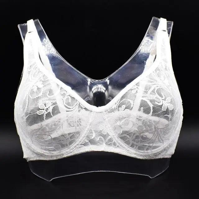 Plus Size Lace Underwired Bralette for Women