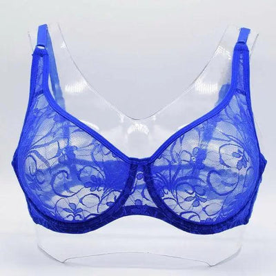 Plus Size Lace Underwired Bralette for Women