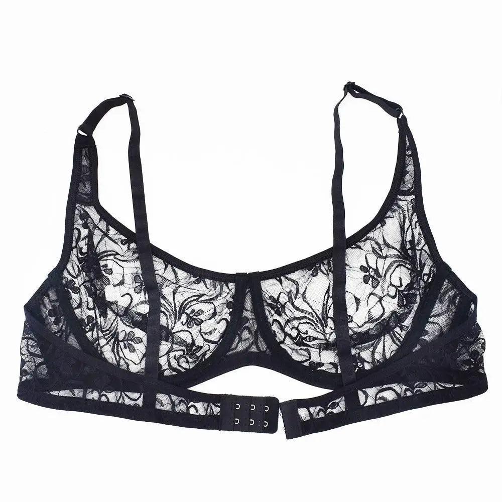 Plus Size Lace Underwired Bralette for Women