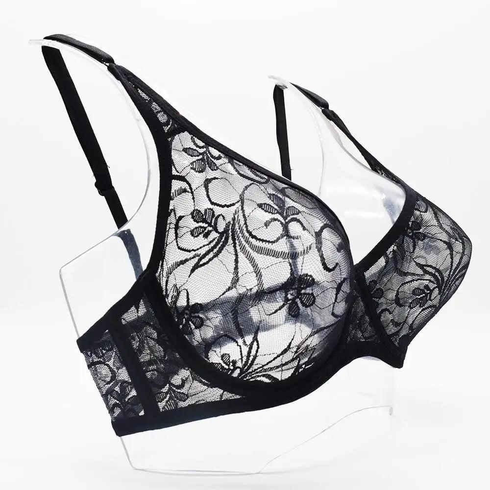 Plus Size Lace Underwired Bralette for Women