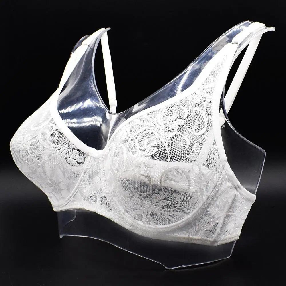 Plus Size Lace Underwired Bralette for Women