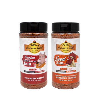 Paquete de 2 Mejores Rubs de BBQ Premium