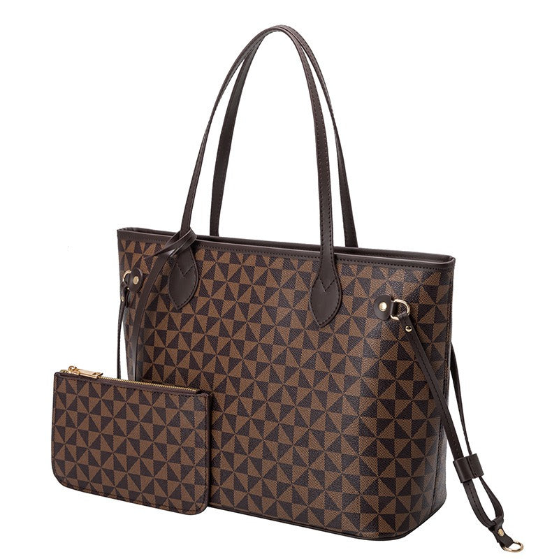 Tote Bag Windmill Pattern Handheld Shoulder Bag Large Capacity Two Piece Set Mother's Bag - Korvel