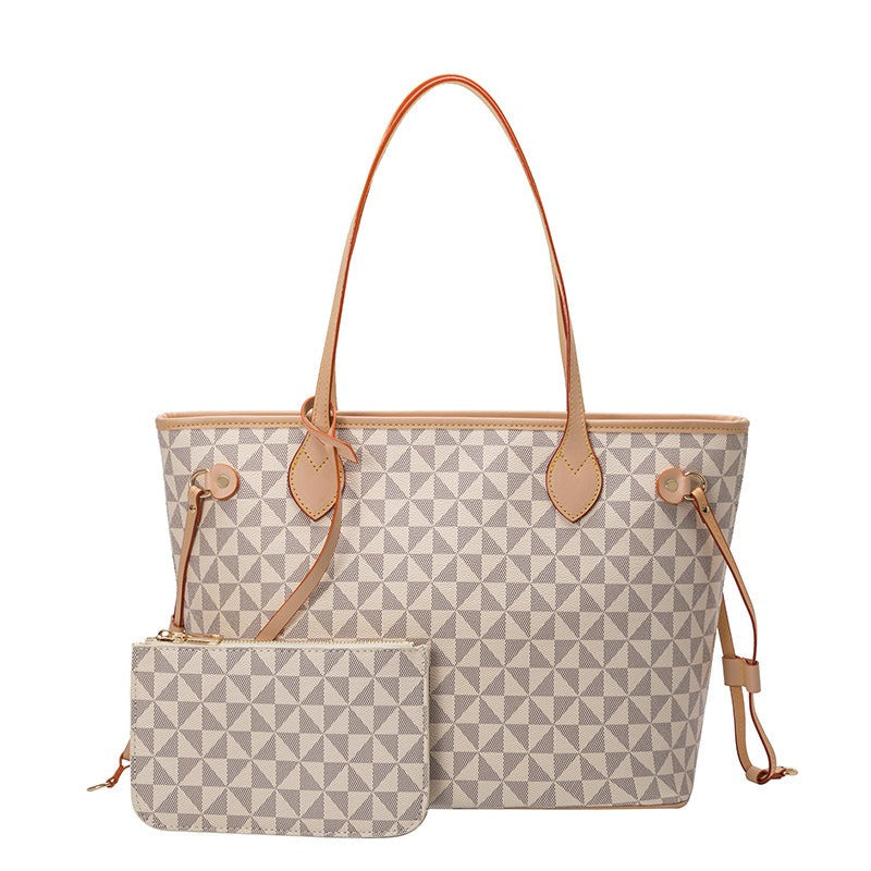 Tote Bag Windmill Pattern Handheld Shoulder Bag Large Capacity Two Piece Set Mother's Bag - Korvel