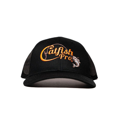 Catfish Pro Tournament Series Snapback Hat - Black/Orange - Korvel