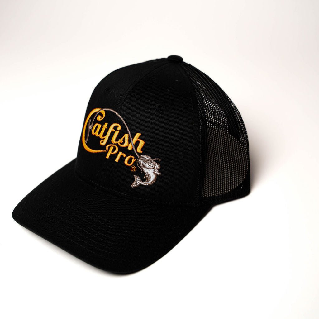 Catfish Pro Tournament Series Snapback Hat - Black/Orange - Korvel