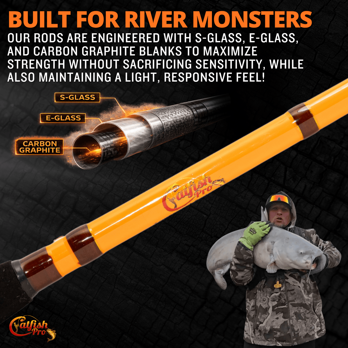 Ultimate Catfish Tournament Spinning Rod