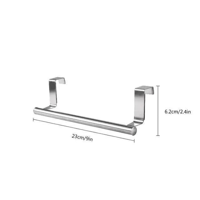 Soporte de Toallas de Acero Inoxidable para Puerta - Diseño que Ahorra Espacio