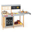 Outdoor Kid's Mud Kitchen Set with Water Box for Toddlers