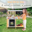 Outdoor Kid's Mud Kitchen Set with Water Box for Toddlers