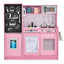 Cuisine de jeu fictif pour tout-petits en rose pour les 3-6 ans