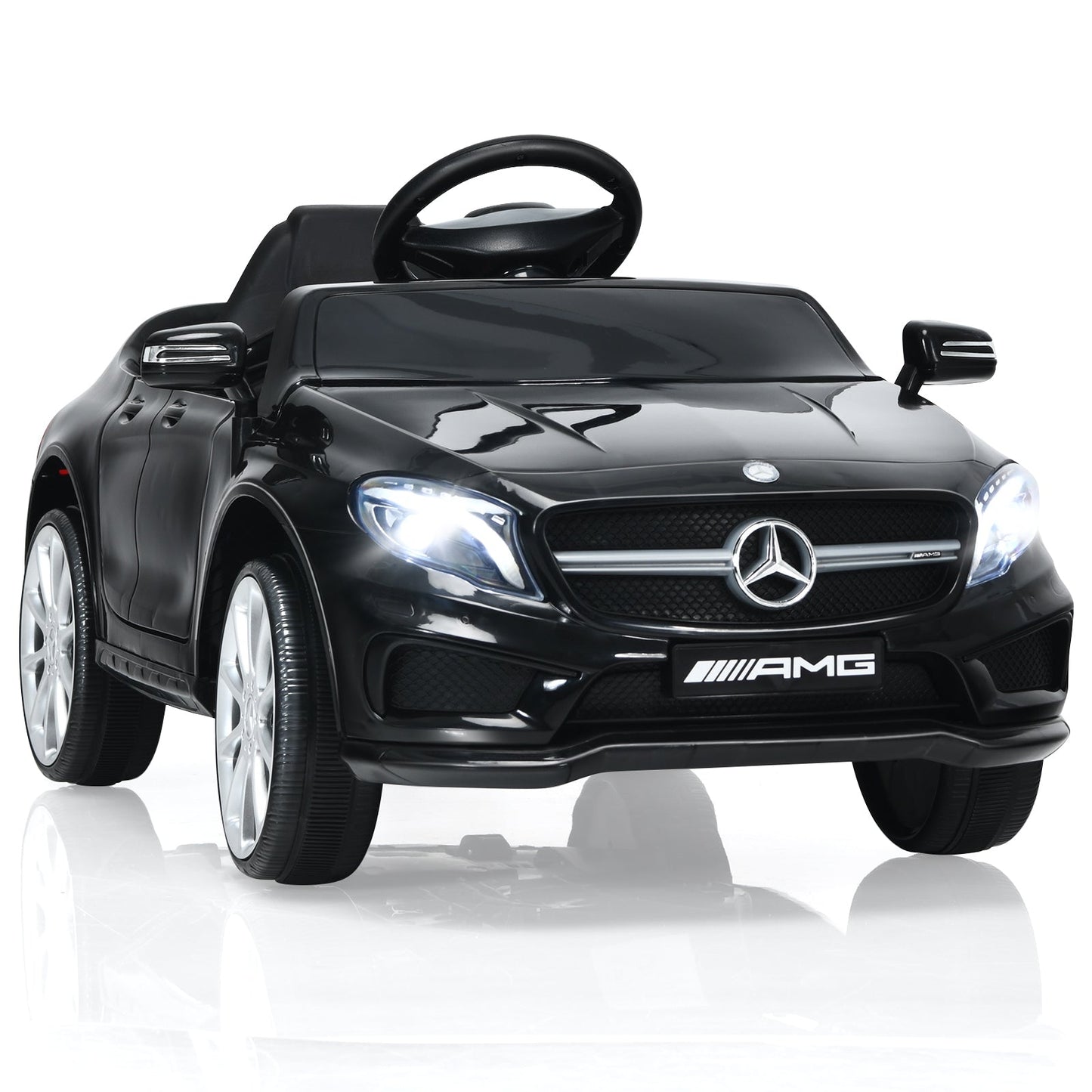 Voiture électrique pour enfants 12V avec télécommande - Noir