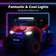 UTV para niños de 12V con función de arranque lento - Rojo