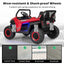 UTV para niños de 12V con función de arranque lento - Rojo