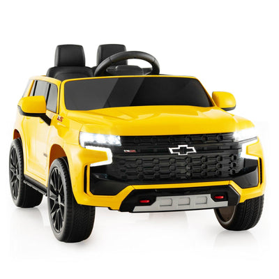 Voiture électrique pour enfants 12V avec télécommande - Jaune