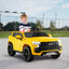 12V Kids Ride-On Car with Remote Control - Yellow