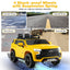 12V Kids Ride-On Car with Remote Control - Yellow