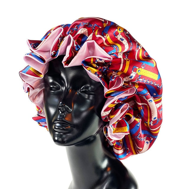Bonnet de Nuit Satin pour Femmes pour la Protection des Cheveux