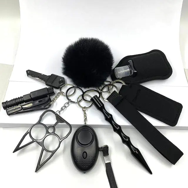 Compact Survival Self Defense Keychain