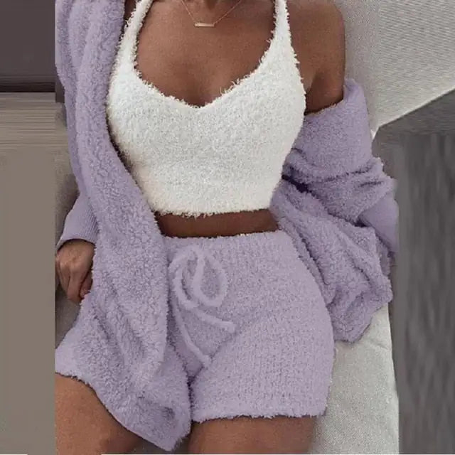 Ensemble de Pyjama Tricoté Confortable