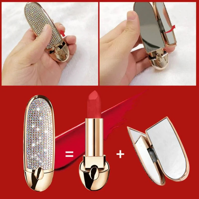 Rouge à lèvres pailleté de luxe - Éclat éblouissant pour chaque occasion