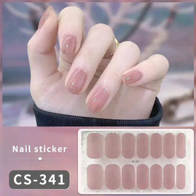 Premium DIY Gel Nail Stickers for Effortless Glam