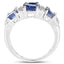 Anillo de Compromiso de Plata Esterlina con Kyanita de 2.44 Quilates