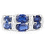 Anillo de Compromiso de Plata Esterlina con Kyanita de 2.44 Quilates