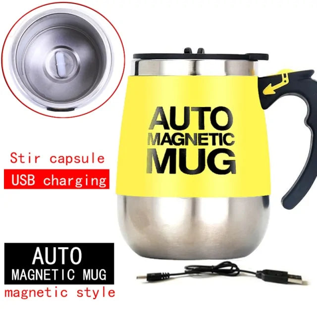 Self Stirring Magnetic Mug - Effortless Beverage Mixing
