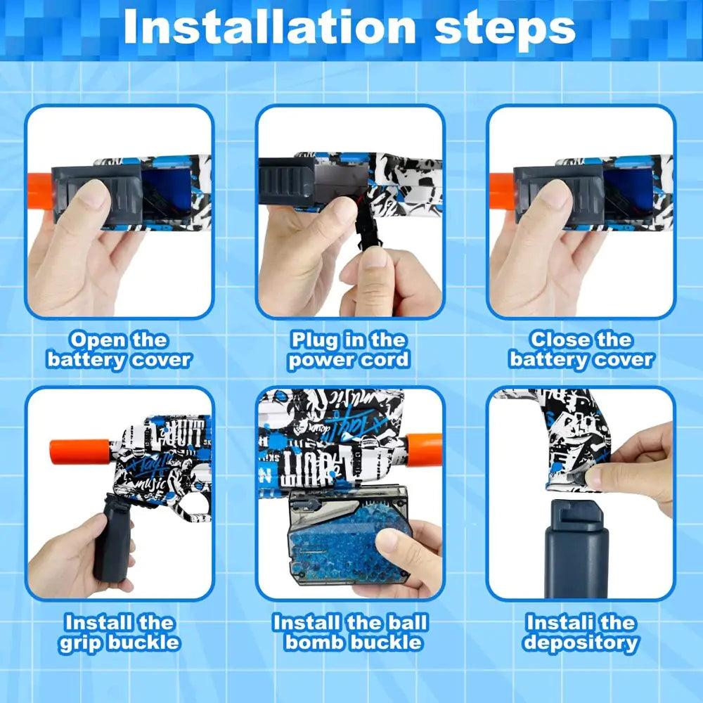 Juguete de pistola lanzadora de gel Ball Blaster