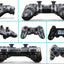 Transparent Wireless Dual Shock Bluetooth Gamepad