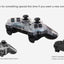 Transparent Wireless Dual Shock Bluetooth Gamepad