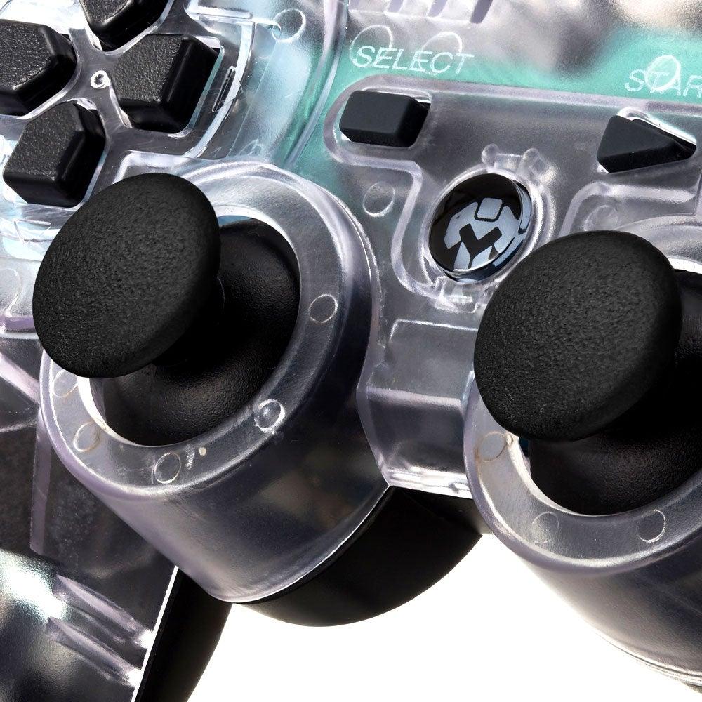 Transparent Wireless Dual Shock Bluetooth Gamepad