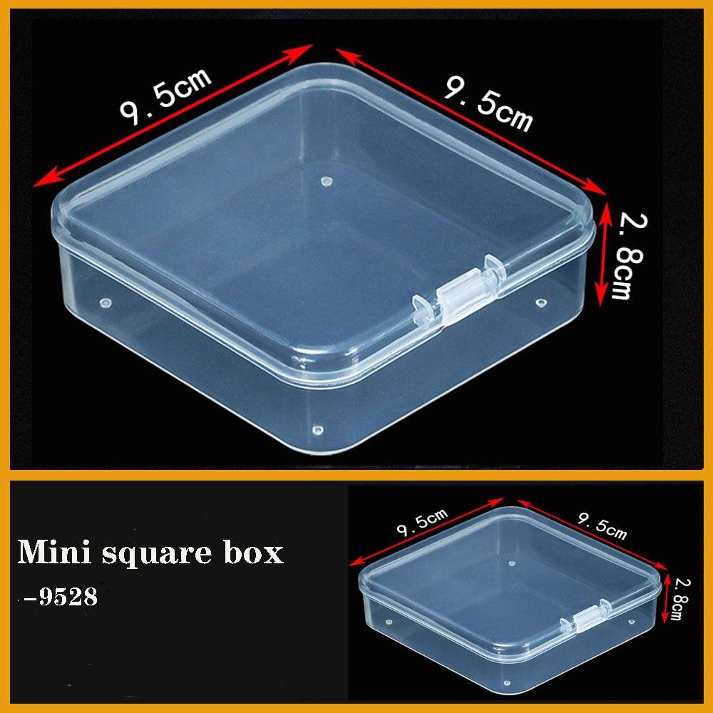 Versatile Clear Plastic Jewelry Organizer with Adjustable Compartments - Korvel