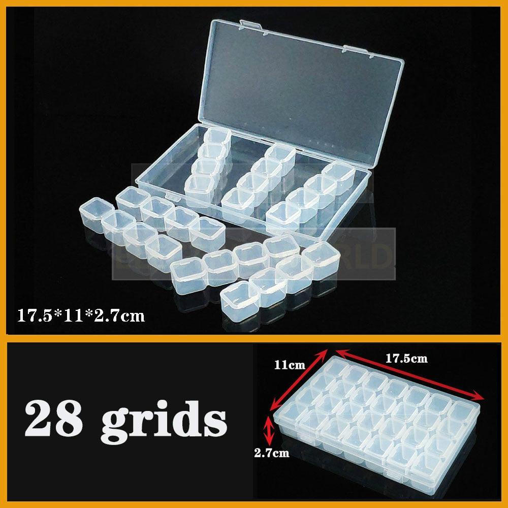 Versatile Clear Plastic Jewelry Organizer with Adjustable Compartments - Korvel