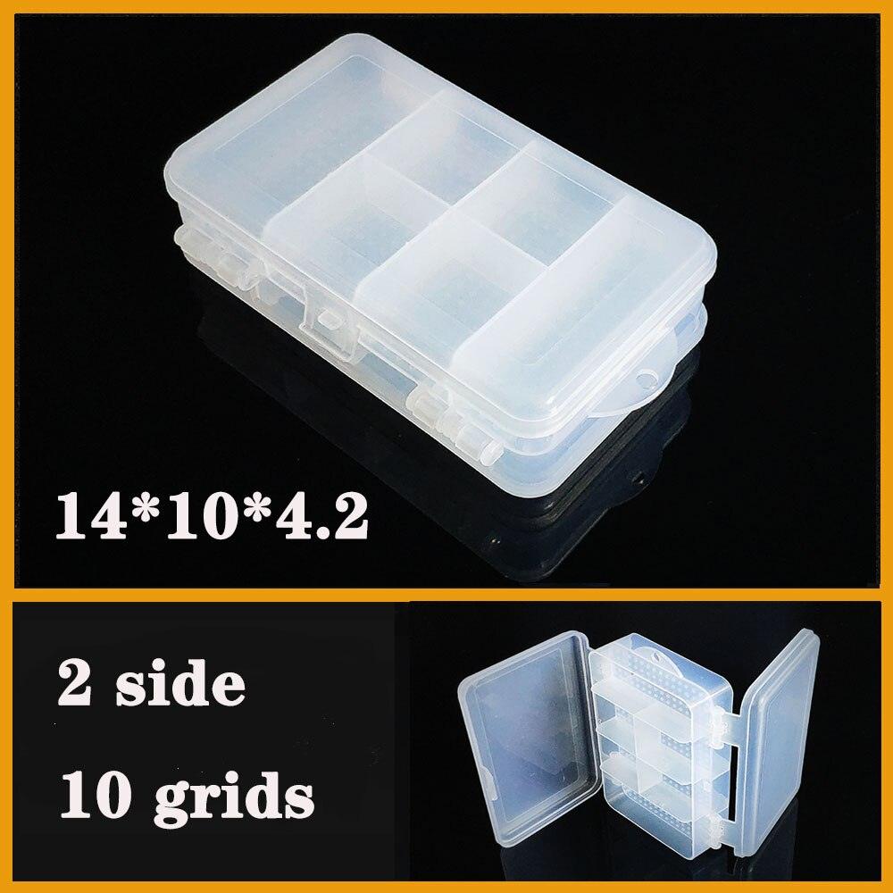 Versatile Clear Plastic Jewelry Organizer with Adjustable Compartments - Korvel