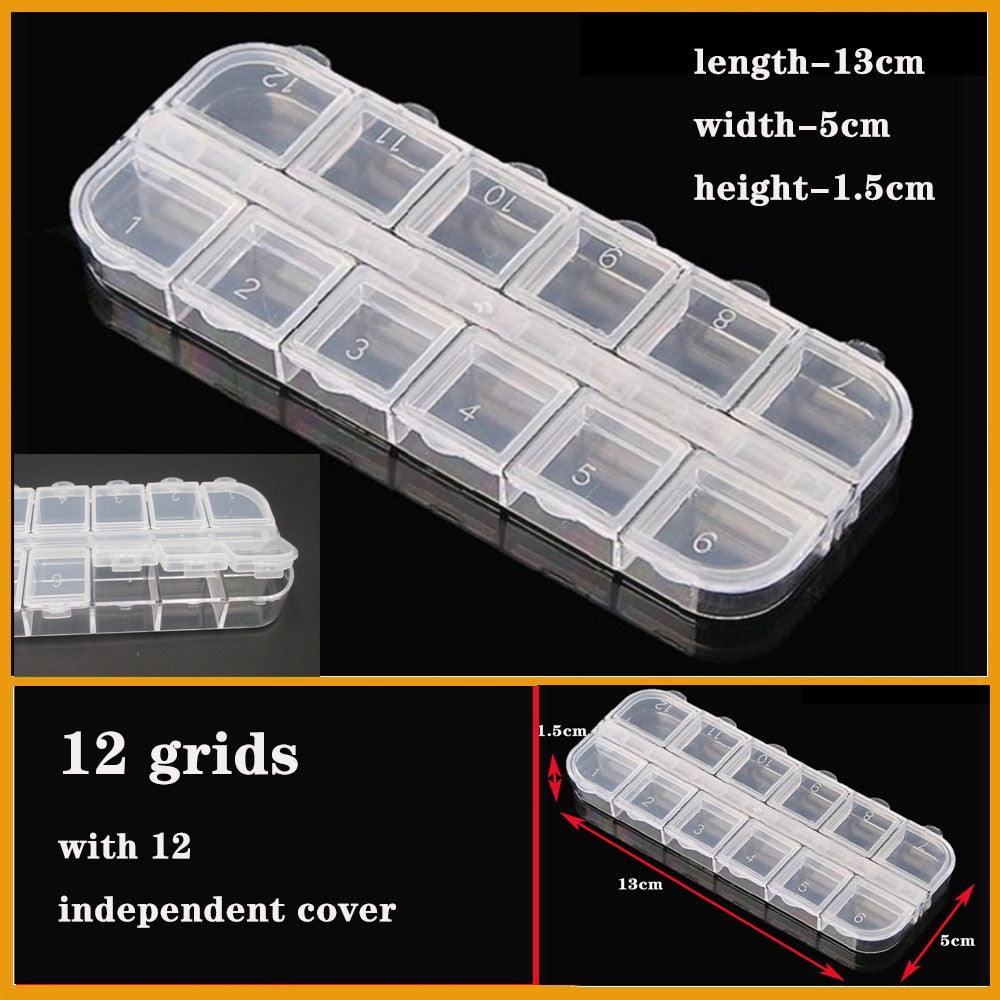 Versatile Clear Plastic Jewelry Organizer with Adjustable Compartments - Korvel