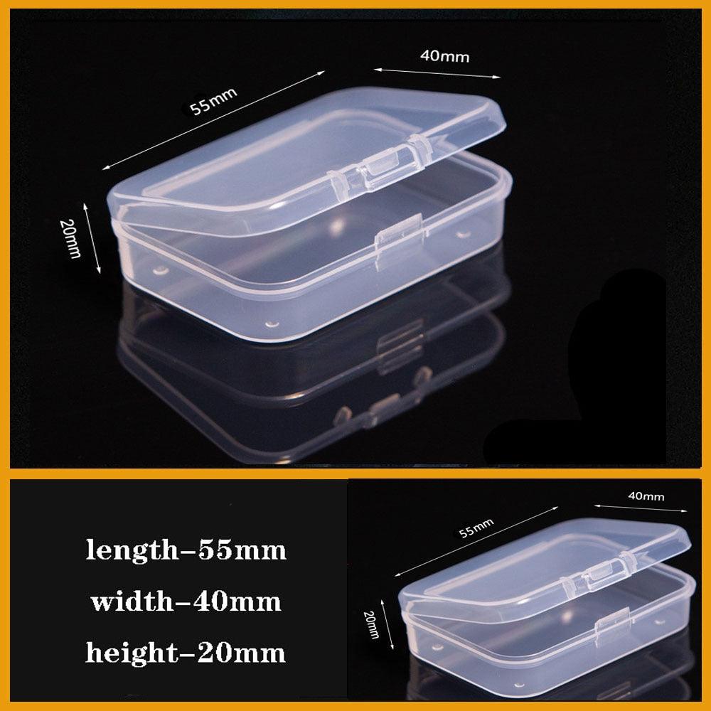 Versatile Clear Plastic Jewelry Organizer with Adjustable Compartments - Korvel