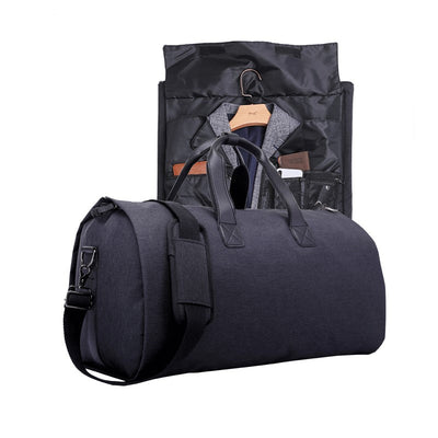 Travel Garment Bag Duffel Bag with Shoulder Strap Business Handbags Multiple Pockets Carry on Hanging Suitcase Clothing - Korvel