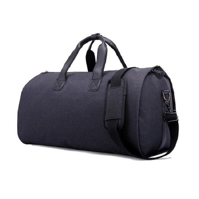 Travel Garment Bag Duffel Bag with Shoulder Strap Business Handbags Multiple Pockets Carry on Hanging Suitcase Clothing - Korvel