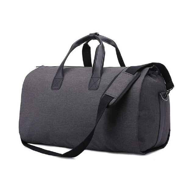 Travel Garment Bag Duffel Bag with Shoulder Strap Business Handbags Multiple Pockets Carry on Hanging Suitcase Clothing - Korvel