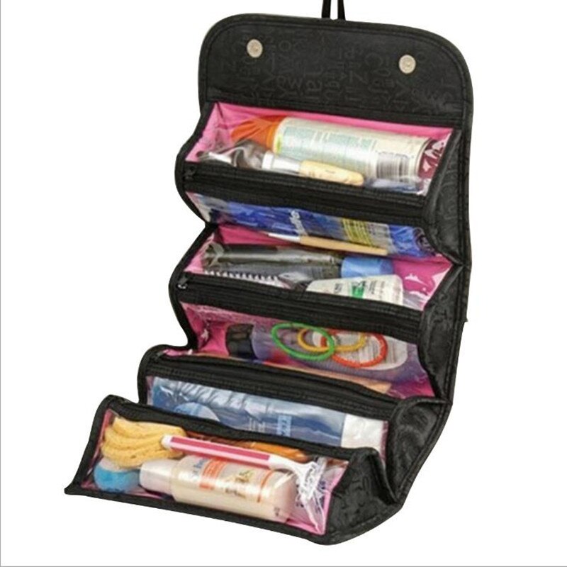 Travel storage bag cosmetic bag Roll-N-Go Cosmetic Bag organizer large capacity multi-function storage bag - Korvel