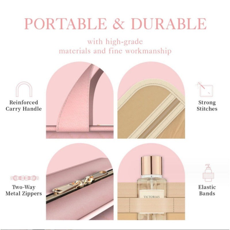 Travel toiletry bag with hook portable makeup bag travel ladies' toiletry bag hand-held toiletry bag - Korvel