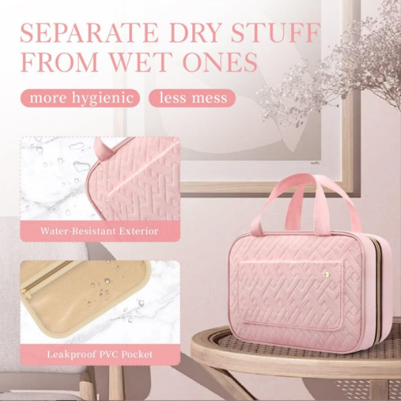 Travel toiletry bag with hook portable makeup bag travel ladies' toiletry bag hand-held toiletry bag - Korvel