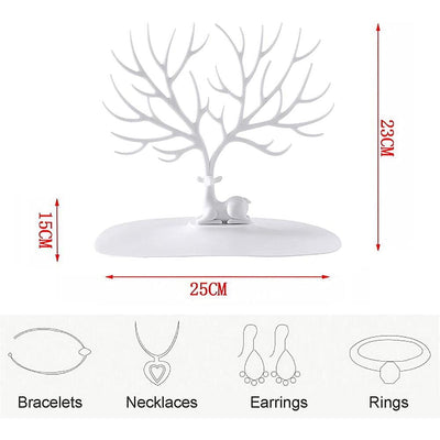 Elegant Tree-Inspired Jewelry Organizer - Stylish Display Stand for Necklaces, Earrings, and More - Korvel